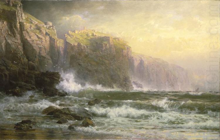 William Trost Richards The League Long Breakers Thundering on the Reef oil painting picture